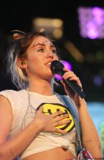 MILEY CYRUS Performs at Hot 99.5