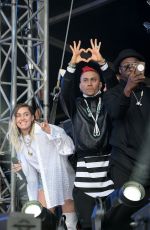MILEY CYRUS Performs at One Love Manchester Benefit Concert in Manchester 06/04/2017