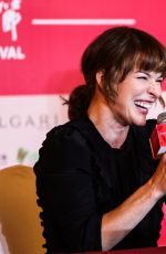 MILLA JOVOVICH at Golden Goblet Awards Press Conference 20th Shanghai International Film Festival 06/25/2017