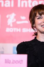 MILLA JOVOVICH at Golden Goblet Awards Press Conference 20th Shanghai International Film Festival 06/25/2017