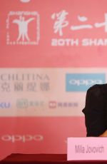 MILLA JOVOVICH at Golden Goblet Awards Press Conference 20th Shanghai International Film Festival 06/25/2017