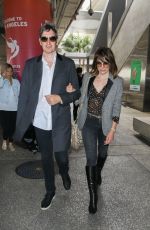 MILLA JOVOVICH at LAX Airport in Los Angeles 06/04/2017