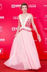 MILLA JOVOVICH at Shanghai International Film Festival Closing Ceremony 06/25/2017