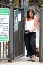 MINKA KELLY at a Dog Park in Los Angeles 06/26/2017