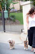 MINKA KELLY at a Dog Park in Los Angeles 06/26/2017