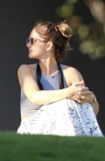 MINKA KELLY Out Walks Her Dog in Hollywood 06/23/2017