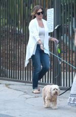 MINKA KELLY Out with Her Dogs in Hollywood 06/20/2017