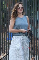 MINKA KELLY Out with Her Dogs in Hollywood 06/20/2017