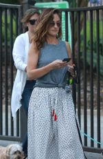 MINKA KELLY Out with Her Dogs in Hollywood 06/20/2017