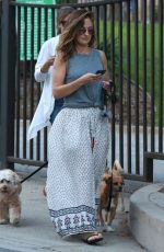 MINKA KELLY Out with Her Dogs in Hollywood 06/20/2017