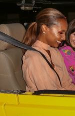 MIRANDA KERR and JASMINE TOOKES Arrives at Moschino Spring Summer 2018 Resort Collection 06/08/2017