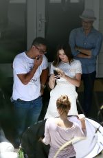 MIRANDA KERR on the Set of a Photoshoot in Hollywood 06/14/2017