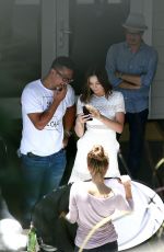 MIRANDA KERR on the Set of a Photoshoot in Hollywood 06/14/2017