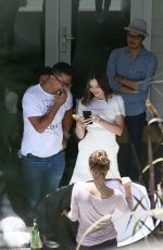 MIRANDA KERR on the Set of a Photoshoot in Hollywood 06/14/2017