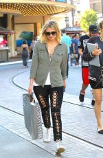 MISCHA BARTON Out Shopping at The Grove in Hollywood 06/19/2017