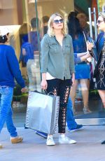 MISCHA BARTON Out Shopping at The Grove in Hollywood 06/19/2017