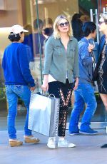 MISCHA BARTON Out Shopping at The Grove in Hollywood 06/19/2017