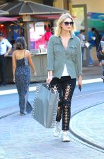 MISCHA BARTON Out Shopping at The Grove in Hollywood 06/19/2017