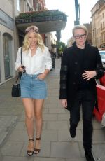 MOLLIE KING Out with a Friend in London 06/12/2017