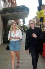 MOLLIE KING Out with a Friend in London 06/12/2017