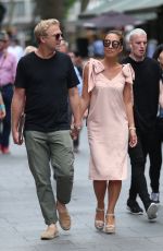 MYLEENE KLASS and Simon Motson Out in London 06/13/2017