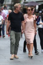 MYLEENE KLASS and Simon Motson Out in London 06/13/2017