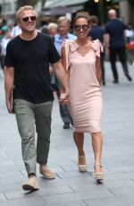 MYLEENE KLASS and Simon Motson Out in London 06/13/2017