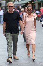 MYLEENE KLASS and Simon Motson Out in London 06/13/2017