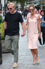 MYLEENE KLASS and Simon Motson Out in London 06/13/2017