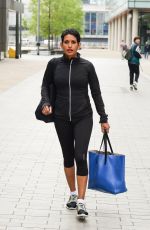 NAGA MUNCHETTY Leaves BBC Breakfast Studio on Mancester