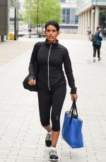 NAGA MUNCHETTY Leaves BBC Breakfast Studio on Mancester