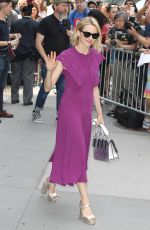 NAOMI WATTS Arrives at AOL Build Speaker Series in New York 06/29/2017