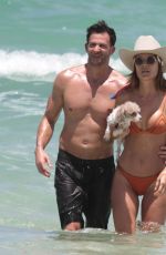 NATALIA BORGES in Bikini on the Beach in Miami 06/25/2017
