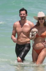 NATALIA BORGES in Bikini on the Beach in Miami 06/25/2017