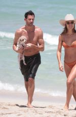 NATALIA BORGES in Bikini on the Beach in Miami 06/25/2017
