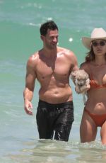 NATALIA BORGES in Bikini on the Beach in Miami 06/25/2017