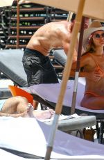 NATALIA BORGES in Bikini on the Beach in Miami 06/25/2017