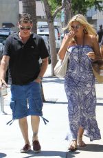 NATASHA HENSTRIDGE Out Shopping in Los Angeles 06/14/2017