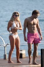 NATASHA OAKLEY in Bikini on Vacation in Lake Como 06/01/2017\