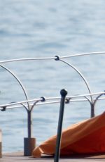 NATASHA OAKLEY in Bikini on Vacation in Lake Como 06/01/2017\