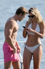 NATASHA OAKLEY in Bikini on Vacation in Lake Como 06/01/2017\
