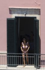 NATASHA OAKLEY on Vacation in Taormina 06/21/2017