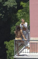 NATASHA OAKLEY on Vacation in Taormina 06/21/2017