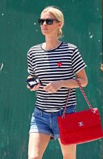 NICKY HILTON in Denim Shorts Out in New York 06/27/2017