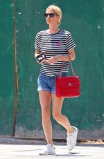 NICKY HILTON in Denim Shorts Out in New York 06/27/2017