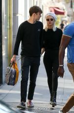 NICOLA PELTZ and Anwar Hadid Out in Beverly Hills 06/19/2017