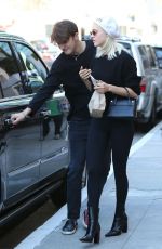 NICOLA PELTZ and Anwar Hadid Out in Beverly Hills 06/19/2017
