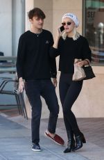 NICOLA PELTZ and Anwar Hadid Out in Beverly Hills 06/19/2017