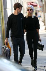 NICOLA PELTZ and Anwar Hadid Out in Beverly Hills 06/19/2017