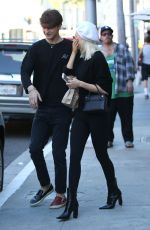 NICOLA PELTZ and Anwar Hadid Out in Beverly Hills 06/19/2017